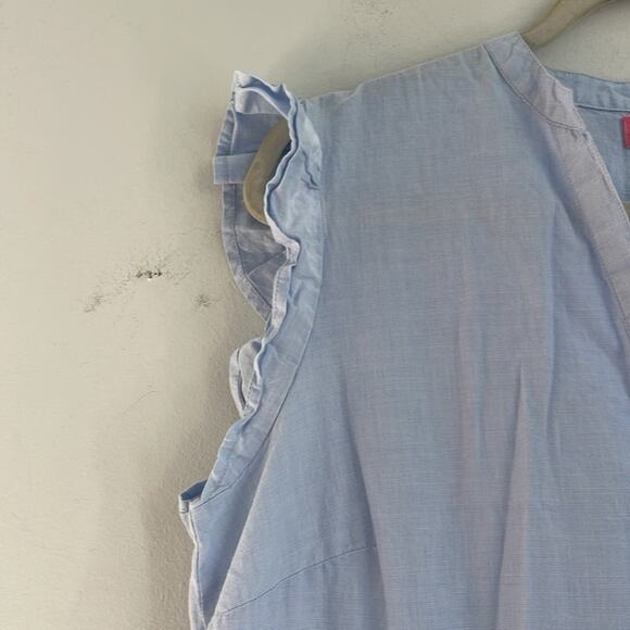 Simply Southern beachy ruffle sleeveless tiered fit & flare midi dress sz S - Picture 4 of 8